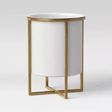 Modern White Side Table — Handcrafted Export Product by NXTGENEXPORTS, Moradabad